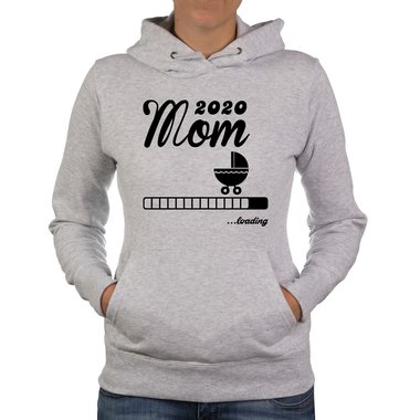 Damen Hoodie - Mom 2020 loading schwarz-weiss L