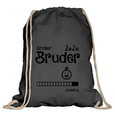 Turnbeutel - Groer Bruder 2020 loading royalblau-silber