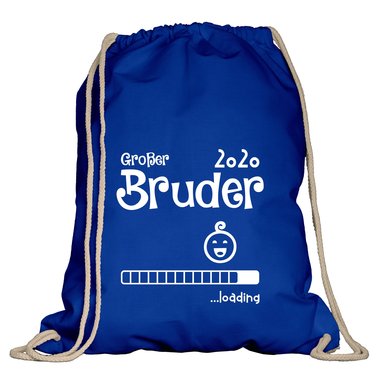 Turnbeutel - Groer Bruder 2020 loading royalblau-weiss