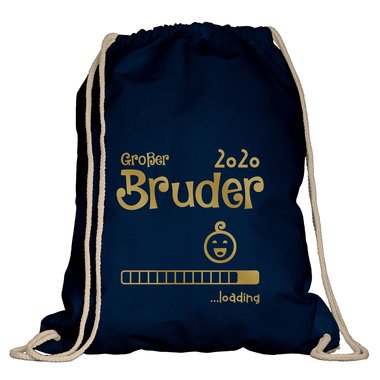 Turnbeutel - Groer Bruder 2020 loading royalblau-weiss