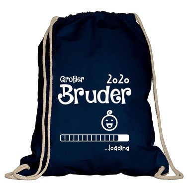 Turnbeutel - Groer Bruder 2020 loading royalblau-weiss