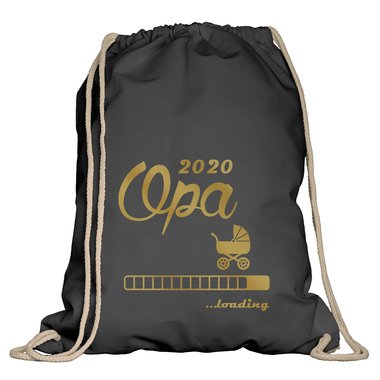 Turnbeutel - Opa 2020 loading weiss-schwarz