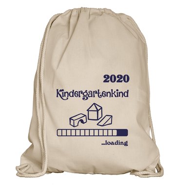 Turnbeutel - Kindergartenkind 2020 loading