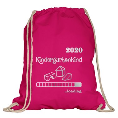 Turnbeutel - Kindergartenkind 2020 loading weiss-schwarz