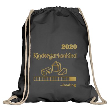 Turnbeutel - Kindergartenkind 2020 loading weiss-schwarz