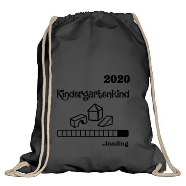 Turnbeutel - Kindergartenkind 2020 loading weiss-schwarz