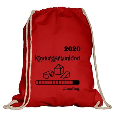 Turnbeutel - Kindergartenkind 2020 loading weiss-schwarz