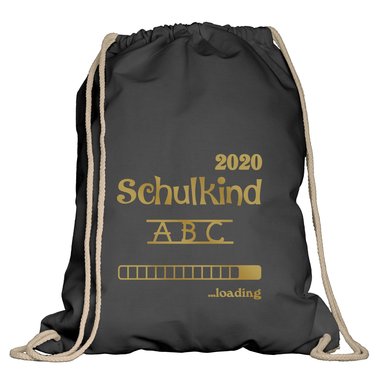 Turnbeutel - Schulkind 2020 loading apfelgrn-dunkelblau