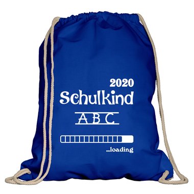 Turnbeutel - Schulkind 2020 loading apfelgrn-dunkelblau