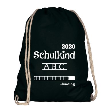 Turnbeutel - Schulkind 2020 loading apfelgrn-dunkelblau