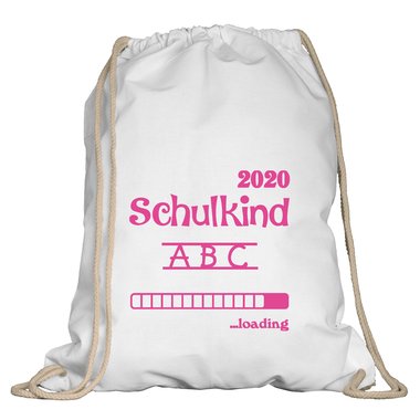 Turnbeutel - Schulkind 2020 loading apfelgrn-dunkelblau