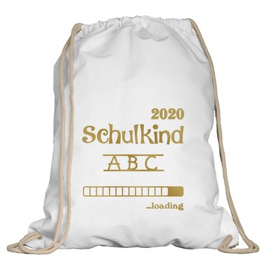 Turnbeutel - Schulkind 2020 loading apfelgrn-dunkelblau