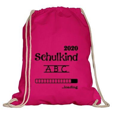 Turnbeutel - Schulkind 2020 loading apfelgrn-dunkelblau