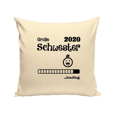 Kissen - Groe Schwester 2020 loading apfelgrn-fuchsia