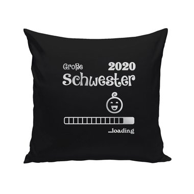 Kissen - Groe Schwester 2020 loading apfelgrn-fuchsia