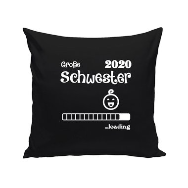 Kissen - Groe Schwester 2020 loading apfelgrn-fuchsia