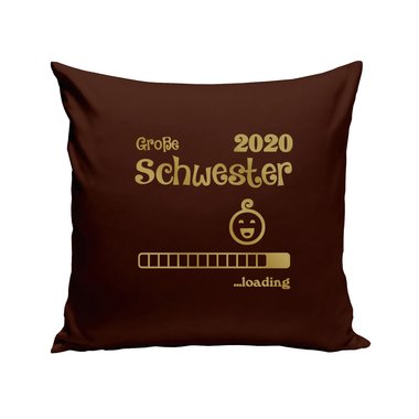 Kissen - Groe Schwester 2020 loading apfelgrn-fuchsia