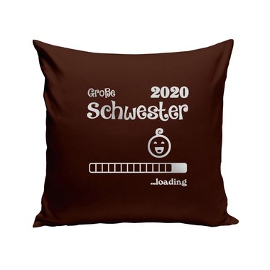 Kissen - Groe Schwester 2020 loading apfelgrn-fuchsia