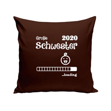 Kissen - Groe Schwester 2020 loading apfelgrn-fuchsia