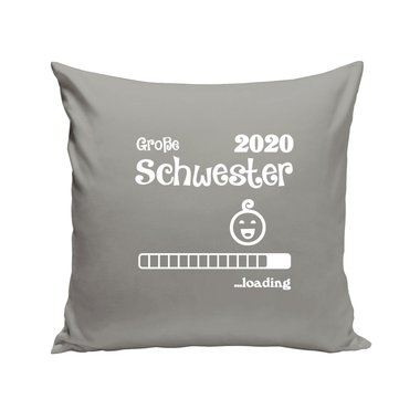 Kissen - Groe Schwester 2020 loading apfelgrn-fuchsia