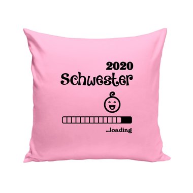Kissen - Schwester 2020 loading apfelgrn-fuchsia
