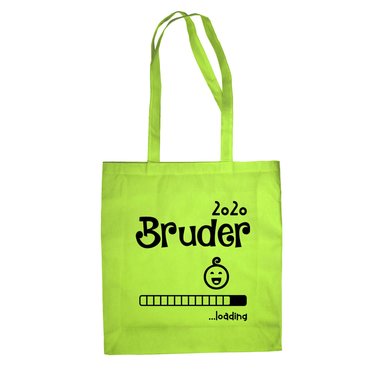 Jutebeutel - Bruder 2020 loading weiss-schwarz