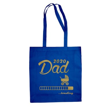 Jutebeutel - Dad 2020 loading weiss-schwarz