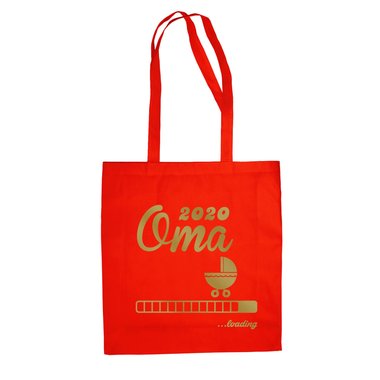 Jutebeutel - Oma 2020 loading weiss-schwarz