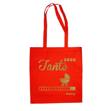 Jutebeutel - Tante 2020 loading apfelgrn-fuchsia