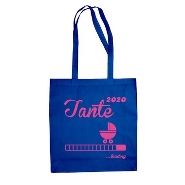 Jutebeutel - Tante 2020 loading apfelgrn-fuchsia