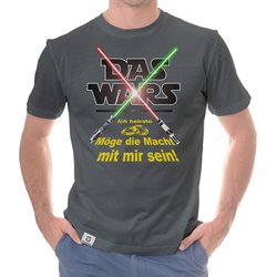 Herren JGA T-Shirt - Das Wars - Ich heirate - Lichtschwert