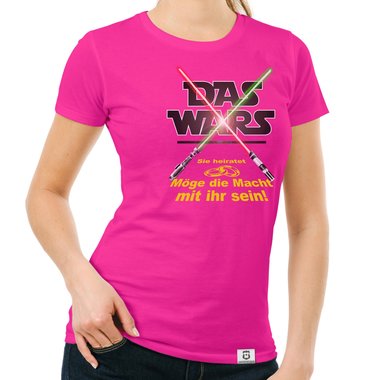 Damen JGA T-Shirt - Das Wars - Mge die Macht mit ihr sein