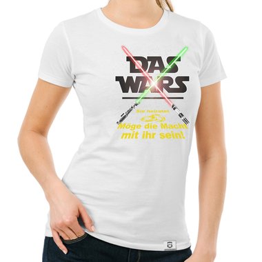 Damen JGA T-Shirt - Das Wars - Mge die Macht mit ihr sein