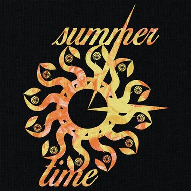 Damen T-Shirt U-Boot-Ausschnitt - Summer Time