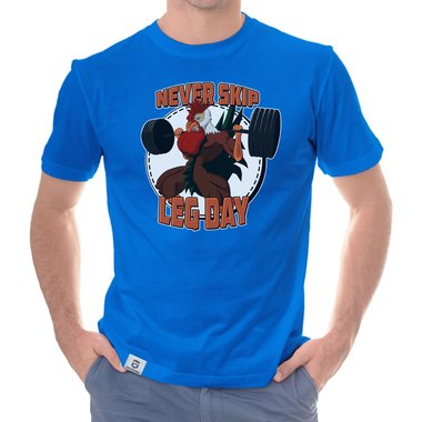 Herren T-Shirt - Never skip Leg Day