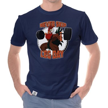 Herren T-Shirt - Never skip Leg Day