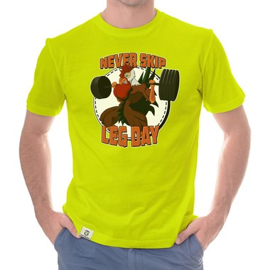 Herren T-Shirt - Never skip Leg Day