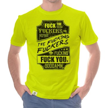 Herren T-Shirt - Fuck