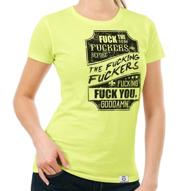Damen T-Shirt - Fuck
