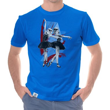 Herren T-Shirt - Imperial Ballerina schwarz-weiss S