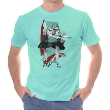 Herren T-Shirt - Imperial Ballerina schwarz-weiss S