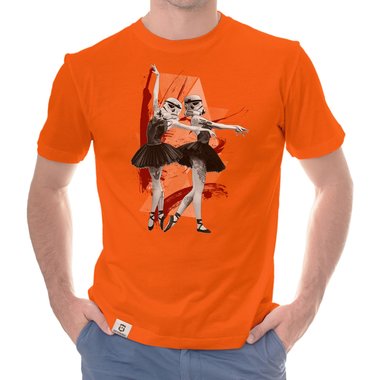 Herren T-Shirt - Imperial Ballerina schwarz-weiss S