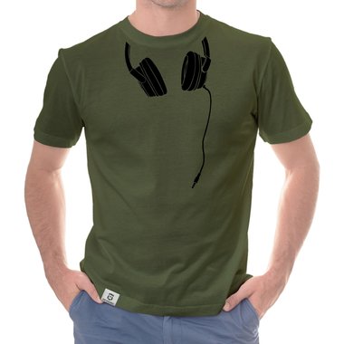 Herren T-Shirt - Headphone