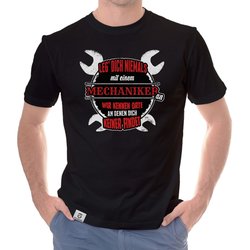 Herren T-Shirt - Leg dich niemals mit Mechanikern an!
