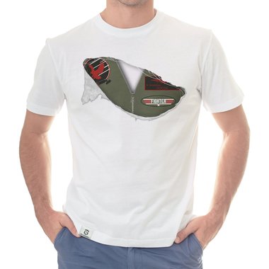 Herren T-Shirt - Jet Pilot oliv-oliv S