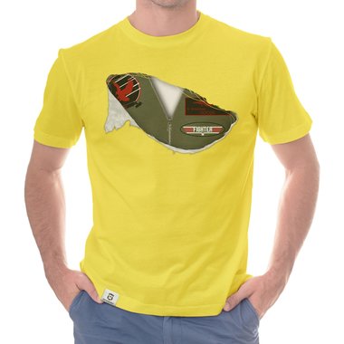 Herren T-Shirt - Jet Pilot oliv-oliv S