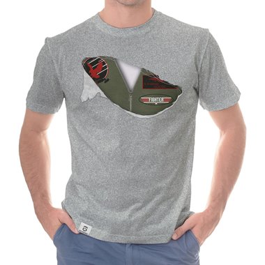 Herren T-Shirt - Jet Pilot oliv-oliv S