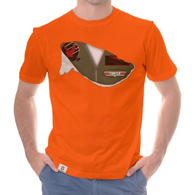 Herren T-Shirt - Jet Pilot oliv-oliv S