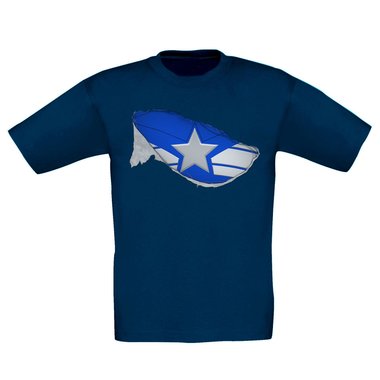 Kinder T-Shirt - The Frist weiss-blau 152-164