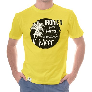 Herren T-Shirt - Ironien - Heimat am sarkastischen Meer